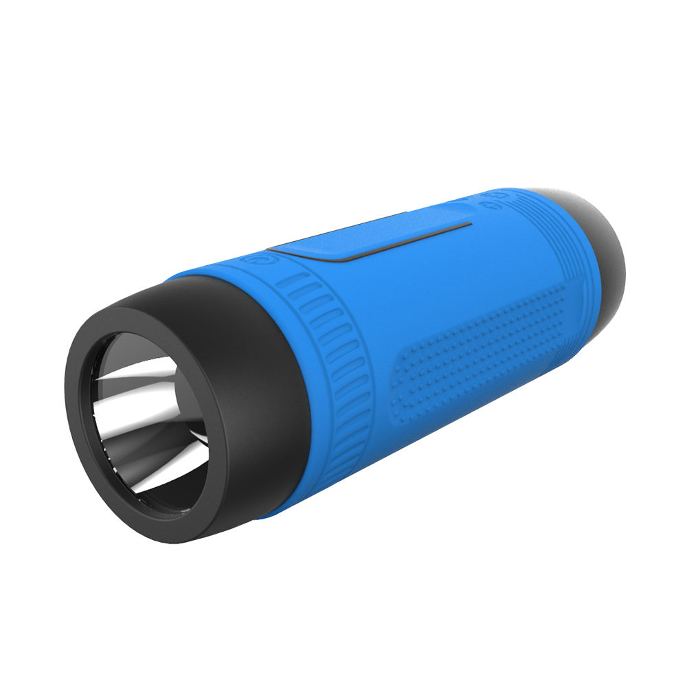 ... Zealot Bluetooth Speaker Waterproof dengan Powerbank 4000mAh & Senter - Blue - 3 ...