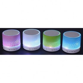 Dazzle Mini Bass Speaker Bluetooth TF Card - White - 5