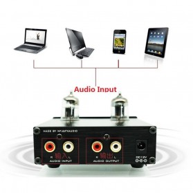NFJ & Fx-Audio Vacuum Tube Speaker Pre Amplifier HiFi Audio - Tube-03 - Black - 5
