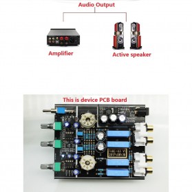 NFJ & Fx-Audio Vacuum Tube Speaker Pre Amplifier HiFi Audio - Tube-03 - Black - 6