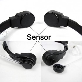 Mikrofon Tenggorokan Extendable untuk Walkie Talkie - Black - 4