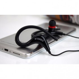 Earphone Sport Extra Bass Handsfree with Microphone - SF-878 - Black - 2