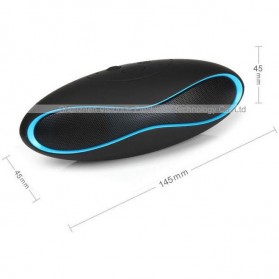 Ubit Mini Portable Bluetooth Speaker Strong Bass - X6U - Red - 2