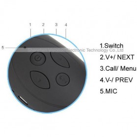 Ubit Mini Portable Bluetooth Speaker Strong Bass - X6U - Red - 3