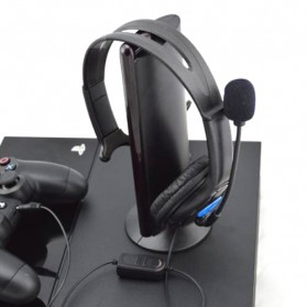 HuntGold Gaming Headset Dengan Vol Control Untuk Playstation 4 - Black - 5