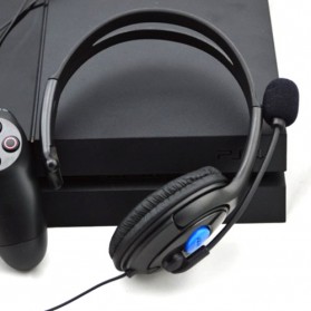 HuntGold Gaming Headset Dengan Vol Control Untuk Playstation 4 - Black - 6