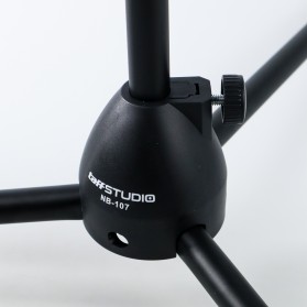 TaffSTUDIO Tripod Holder Mikrofon Pro 2 Klip - NB-107 - Black - 3