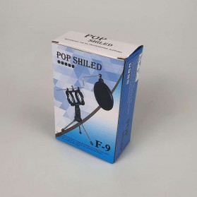 Zeepin Mini Tripod Stand Mikrofon Universal dengan Pop Filter - PS-05 - Black - 5