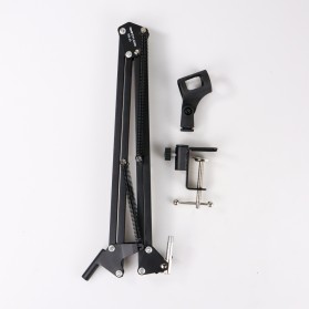 TaffSTUDIO Arm Stand Suspensi Lazypod Mikrofon - NB-35 - Black - 7