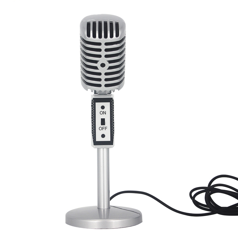 ... Professional Condenser Microphones Jazz Vintage - Silver - 3 ...