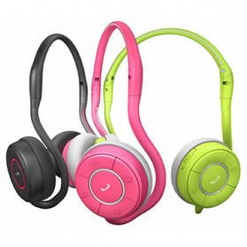 Mudio M100 Wireless Bluetooth Headphones with Built-in Sport Sensor & Bass Shock - Black - 3