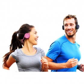 Mudio M100 Wireless Bluetooth Headphones with Built-in Sport Sensor & Bass Shock - Black - 4
