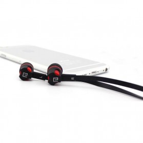 Langsdom Dynamic Super Bass Earphone dengan Mic - JM26 - Black/Red - 3