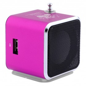 NBY Speaker Mini Portabel Bluetooth FM Radio TF Card - TD-V26 - Black - 4