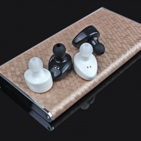 True Wireless Bluetooth Earphone with Charging Dock - Black - 4