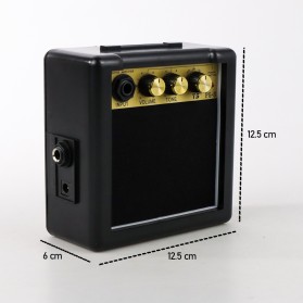 TS Amplifier Mini Gitar Elektrik 3W - PG-3 - Black - 6