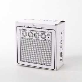 TS Amplifier Mini Gitar Elektrik 3W - PG-3 - Black - 7