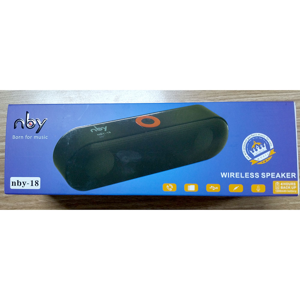 NBY Portable Bluetooth Speaker dengan 