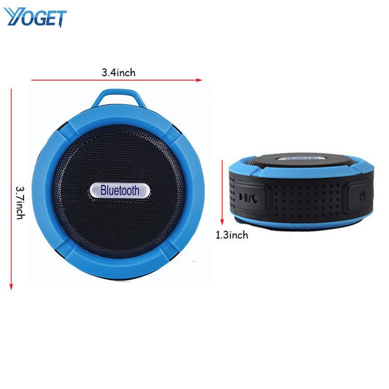 Taffware Mini Outdoor Bluetooth Speaker - C6 - Blue ...