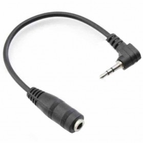 Kabel AUX Audio 2.5mm Male to 3.5mm Female HiFi - L44 - Black