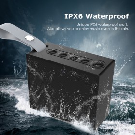 BearBizz X9 Wireless Bluetooth Speaker Waterproof IP66 - Black - 6