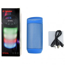 Speaker Bluetooth LED - BT809L - Black - 8