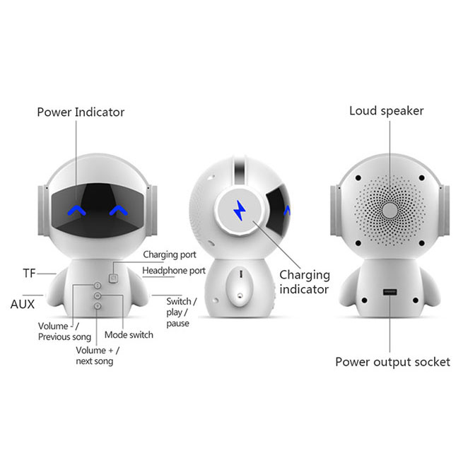 2 in 1 speaker bluetooth portable power bank model robot black jakartanotebook 2 in 1 speaker bluetooth portable power bank model robot black jakartanotebook