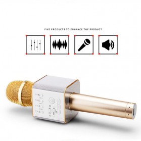 MICGEEK Magic Karaoke Mikrofon dan Speaker Bluetooth - Q9 - Black - 3
