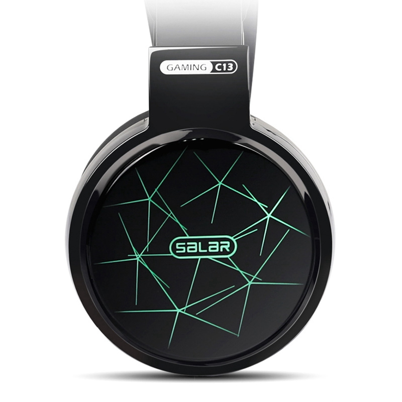 salar c13 pro gaming headset rgb led light black salar c13 pro gaming headset rgb led light black
