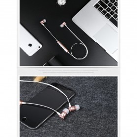Earphone Bluetooth Sport Bass dengan Microphone - H6 - Black - 9