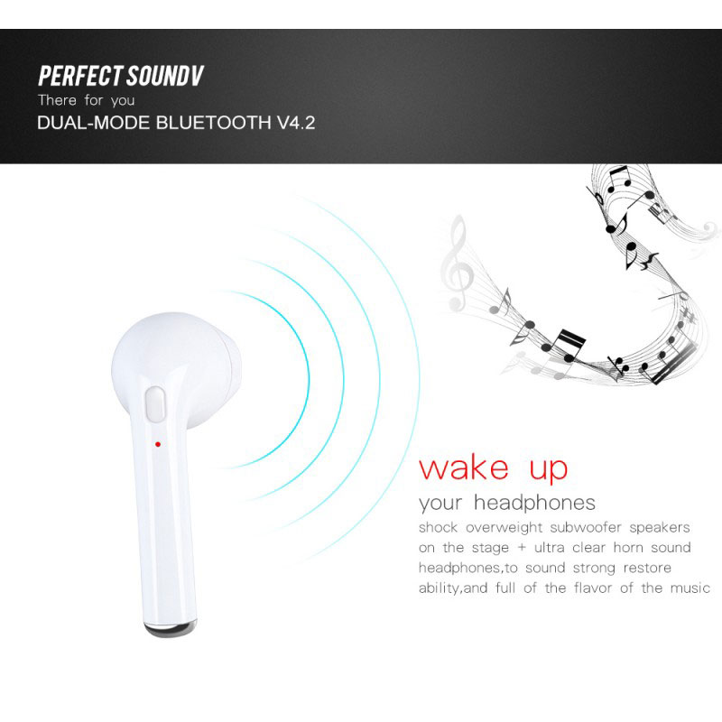 i7TWS Wireless Earphone Bluetooth 4.2 