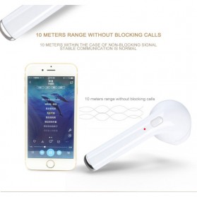 i7TWS Wireless Earphone Bluetooth 4.2 (Binaural) 1 Pasang - White - 8
