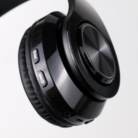 Tourya Headset Stereo Wired Wireless Bluetooth - B39 - Black - 4