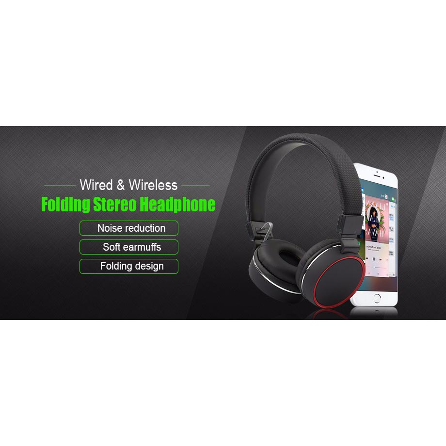Tourya Headset Stereo Wired Wireless 