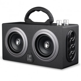 Boombox HiFi Bluetooth Loudspeaker Stereo High Power 20W - M8 - Black