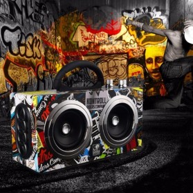 Boombox HiFi Bluetooth Loudspeaker Stereo High Power 20W - M8 - Black - 2