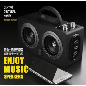 Boombox HiFi Bluetooth Loudspeaker Stereo High Power 20W - M8 - Black - 7