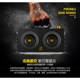 Boombox HiFi Bluetooth Loudspeaker Stereo High Power 20W - M8 - Black - 8