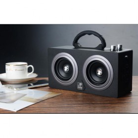 Boombox HiFi Bluetooth Loudspeaker Stereo High Power 20W - M8 - Black - 9