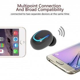 Micro Sport Bluetooth Earphone - Mini Q13 - Black - 3