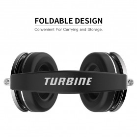 Bluedio T4 Turbine Wireless Bluetooth Headphones - Black - 2