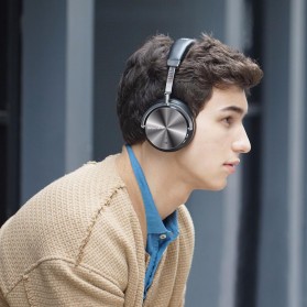 Bluedio T4 Turbine Wireless Bluetooth Headphones - Black - 3