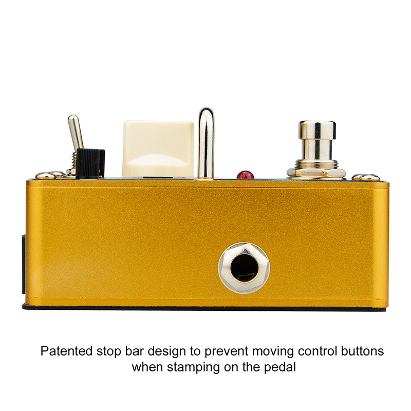 AROMA Pedal Efek Gitar Distorsi - APN-3 Plexion - Yellow 
