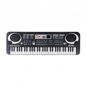 Toddi Digital Electronic Keyboard 61 Keys - MQ-6106 - Black
