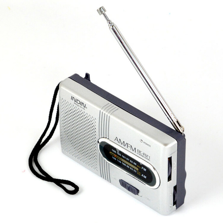 INDIN Portable AM/FM Radio Player Loudspeaker - BC-R21