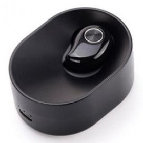 True Wireless Bluetooth Earphone Single Ear with Charging Dock - HM-R11 - Black - 2