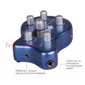 MOOER Pogo Multi Effect Pedal Gitar Electric Portable - Blue - 7