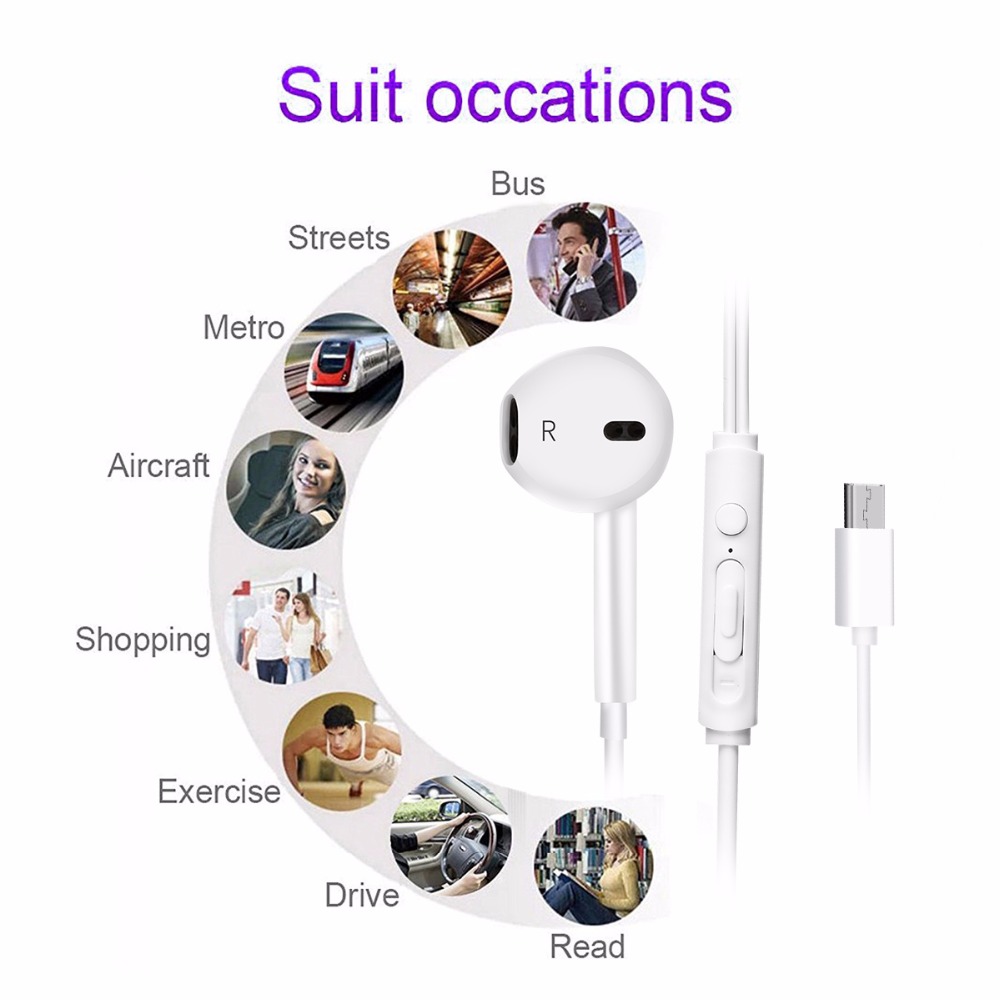 earphone usb type c with mic for letv smartphone white earphone usb type c with mic for letv smartphone white