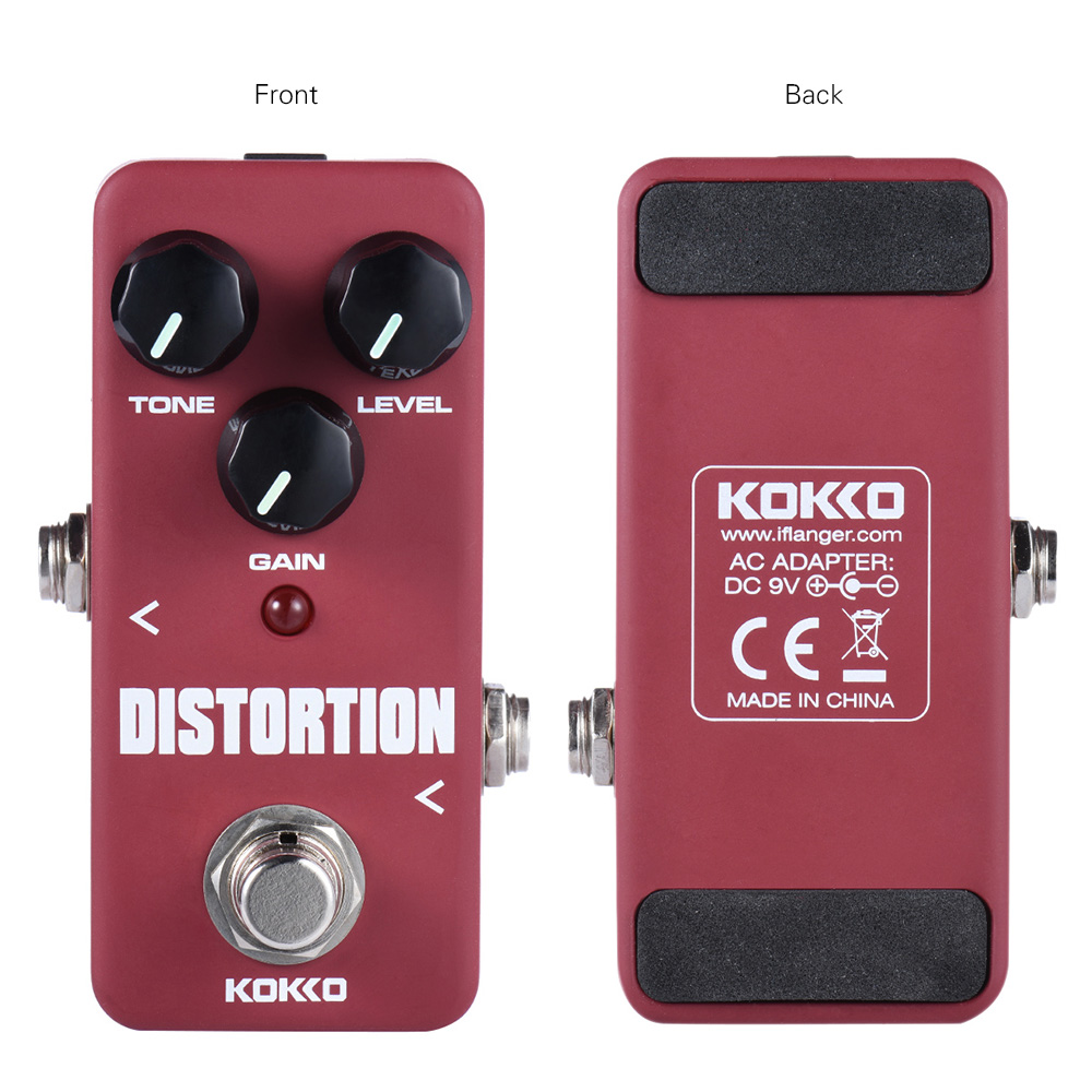 KOKKO Pedal Efek Gitar Distorsi FDS2 Red