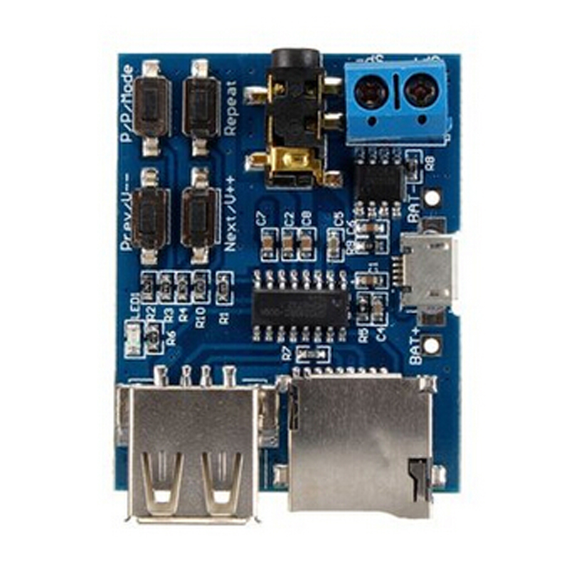 mp3 player decoder module diy amplifier audio usb tf card